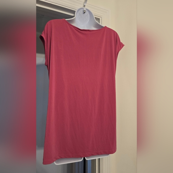 5 for $ 25 Bundle Deal - Christopher & Banks Pink Cap Sleeve Tunic - Picture 2 of 4